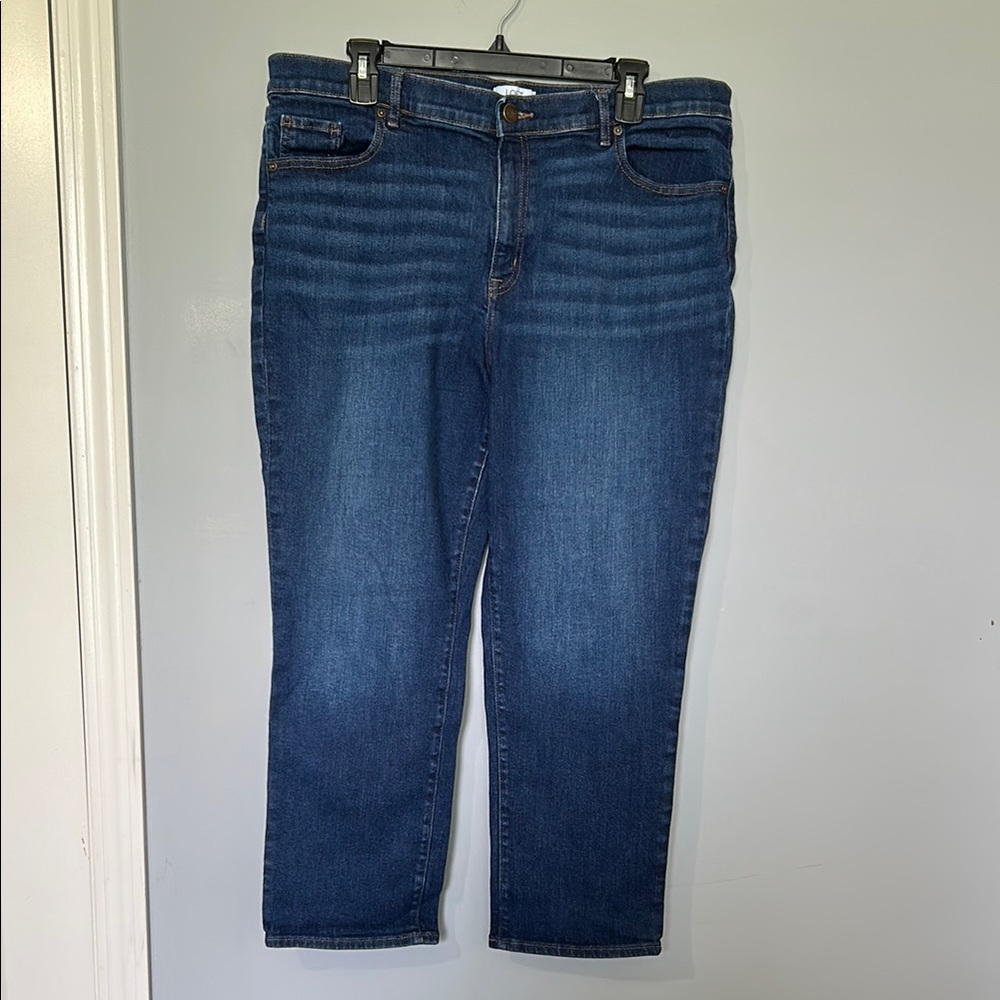 LOFT outlet Dark Blue Boyfriend Jeans size 16p